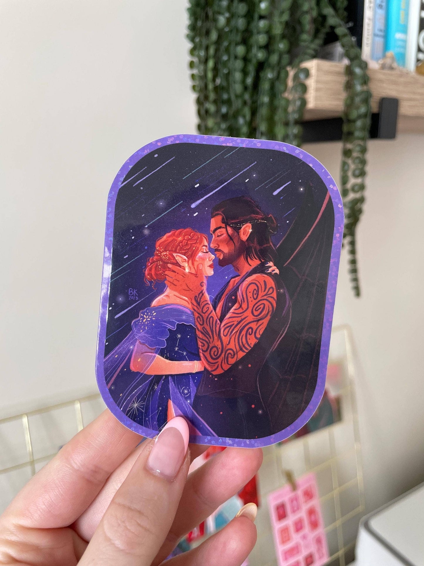 Nessian - Cassian & Nesta (Glossy Vinyl Sticker)