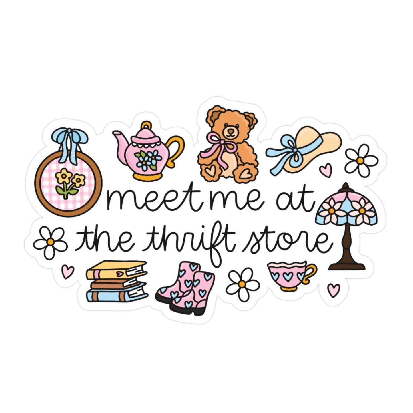Meet Me at the Thrift Store (Vinyl Sticker)