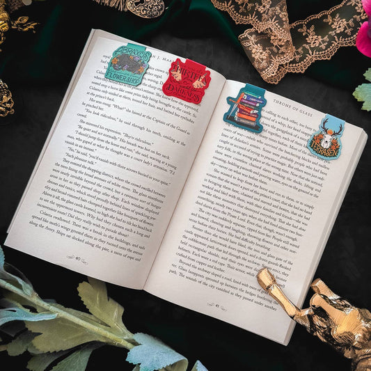 Throne of Glass Magnetic Bookmarks (4-Pack)