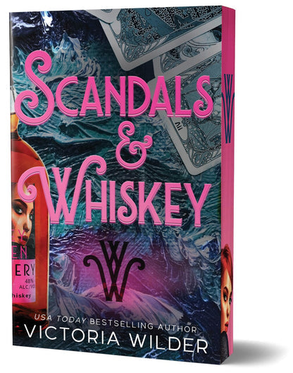 (Pre Order) Scandals and Whiskey by Victoria Wilder (sprayed edge )