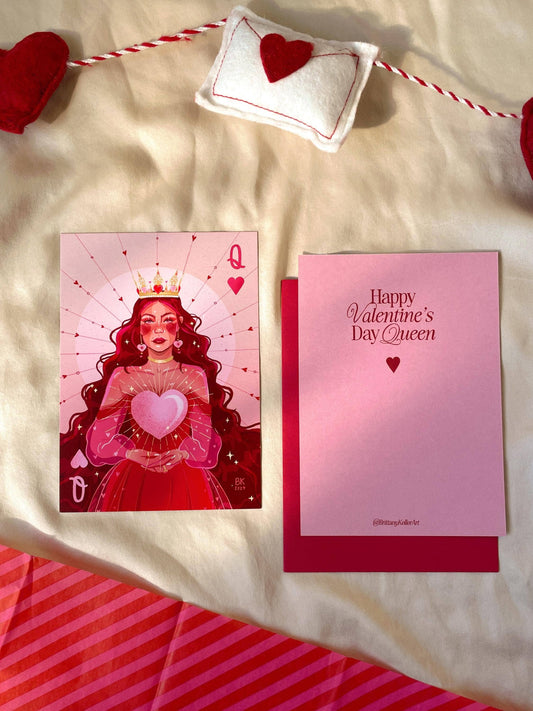 Queen of Hearts *Valentine's Greeting Card*