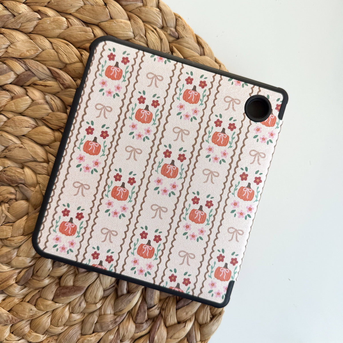 Pumpkin Spice E-Reader Case (Not a removable cover)