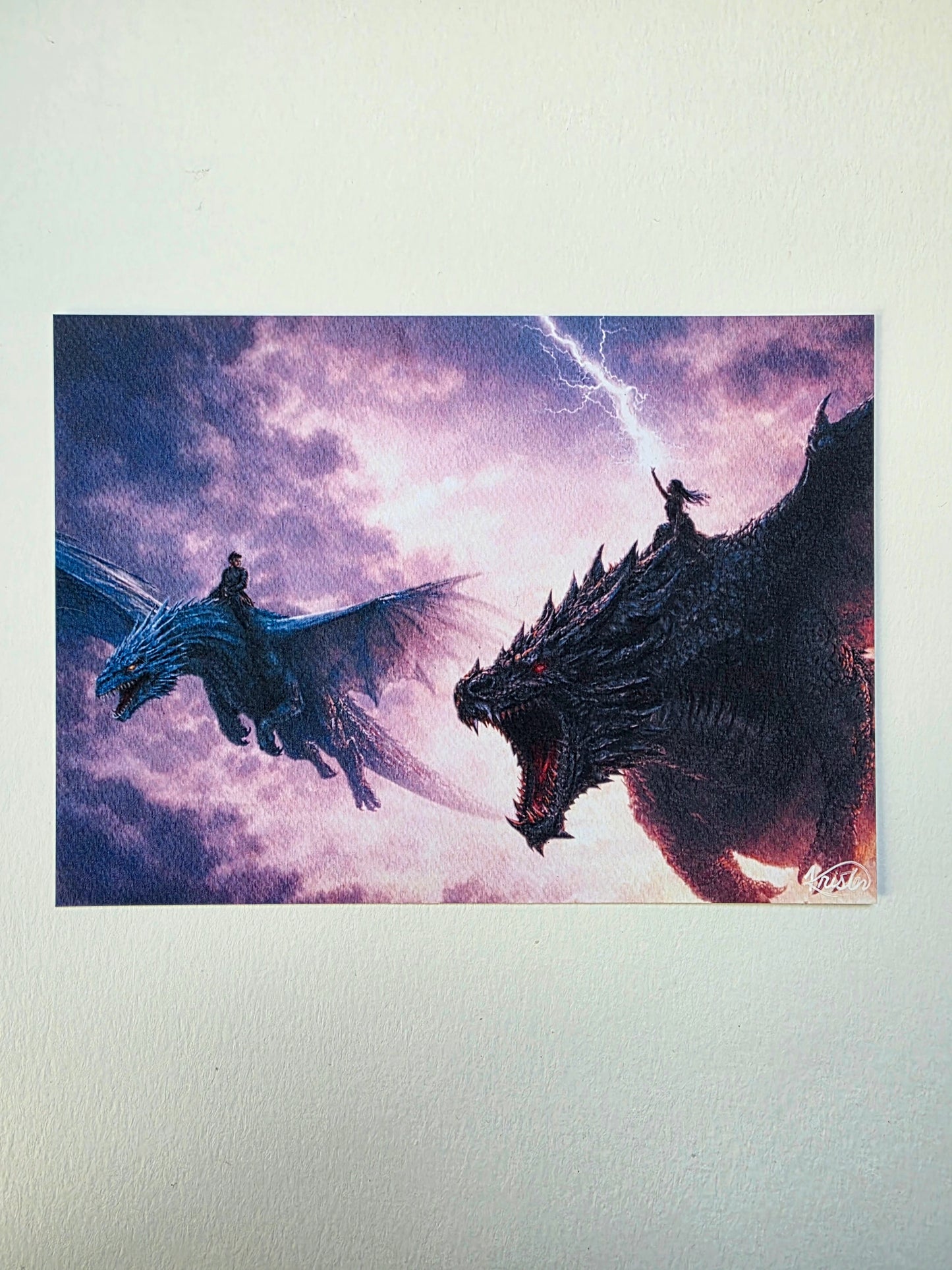 Dragon Riders - Fourth Wing Inspired (Art Print)