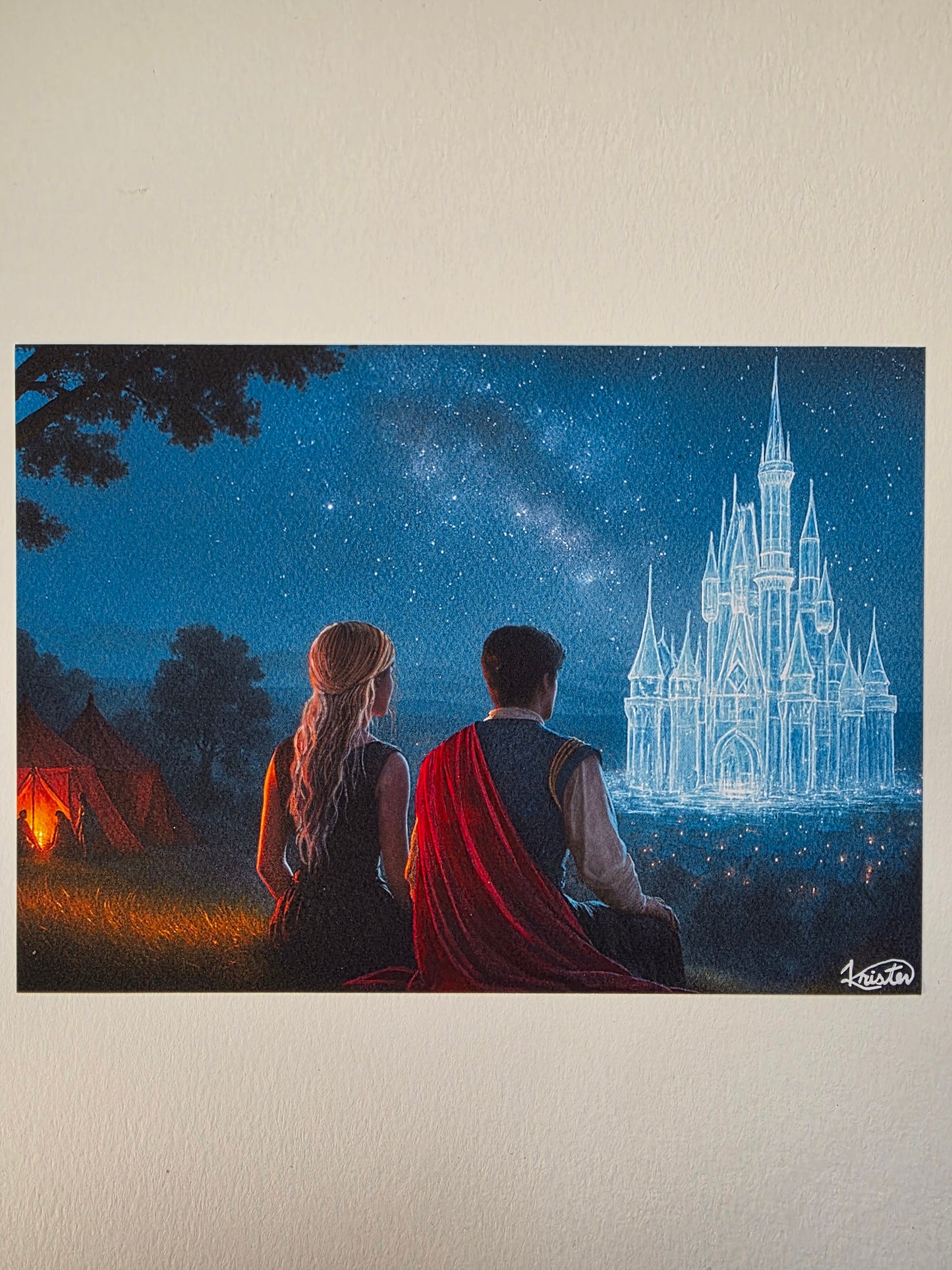 View of the Glass Castle - Throne of Glass Inspired (Art Print)
