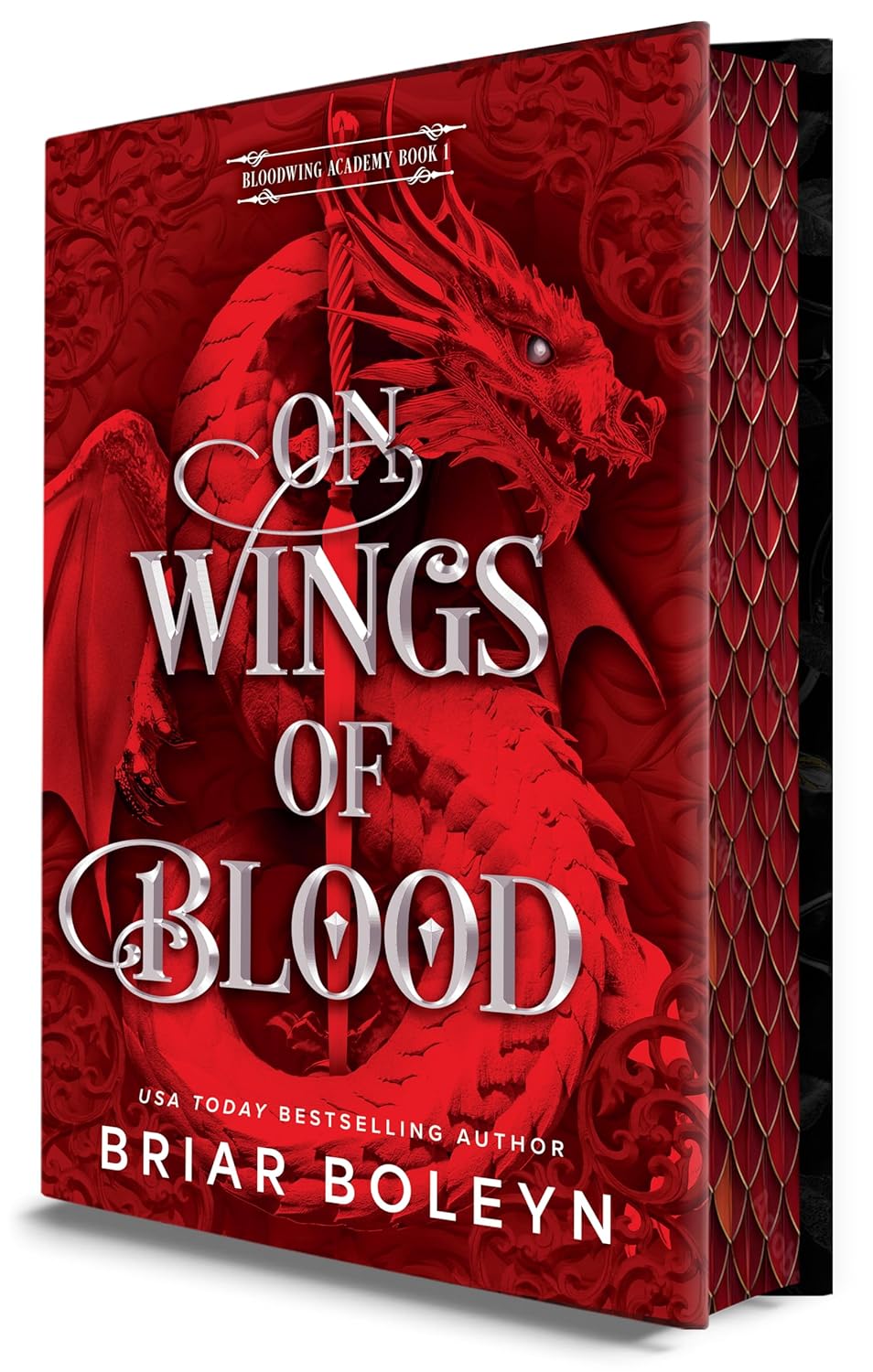 On Wings of Blood (Bloodwing Academy #1) (Deluxe Limited Edition) by Briar Boleyn (Hardcover)