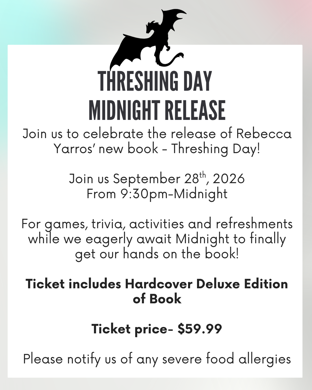 Threshing Day Midnight Release - September 28th, 2026