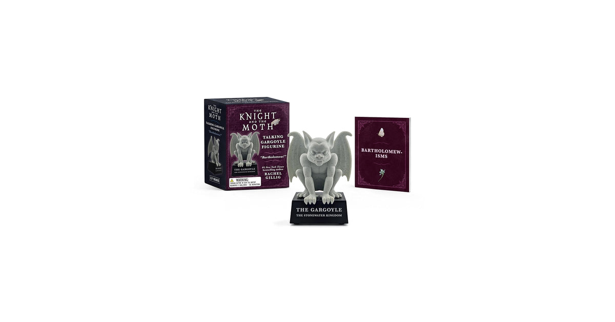 Knight and the Moth Talking Gargoyle Figurine: "Bartholomew!" (From the Stonewater Kingdom Duology by Rachel Gillig)