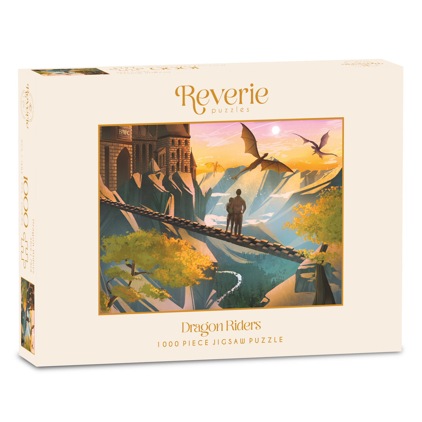 Dragon Riders Jigsaw Puzzle (1000 Pieces) - Officially Licensed || Fourth Wing by Reverie Puzzles