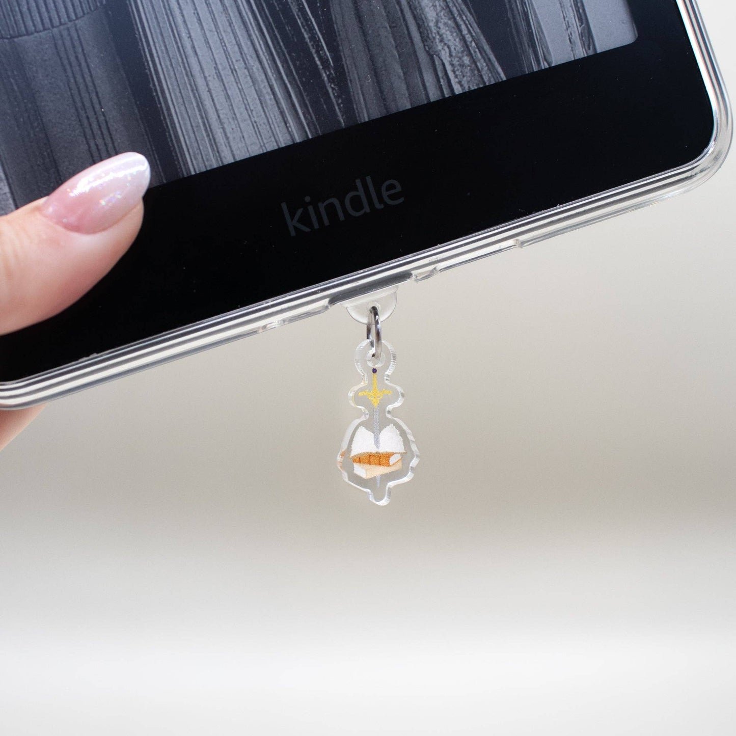 Sword & Books (USB-C Charm)
