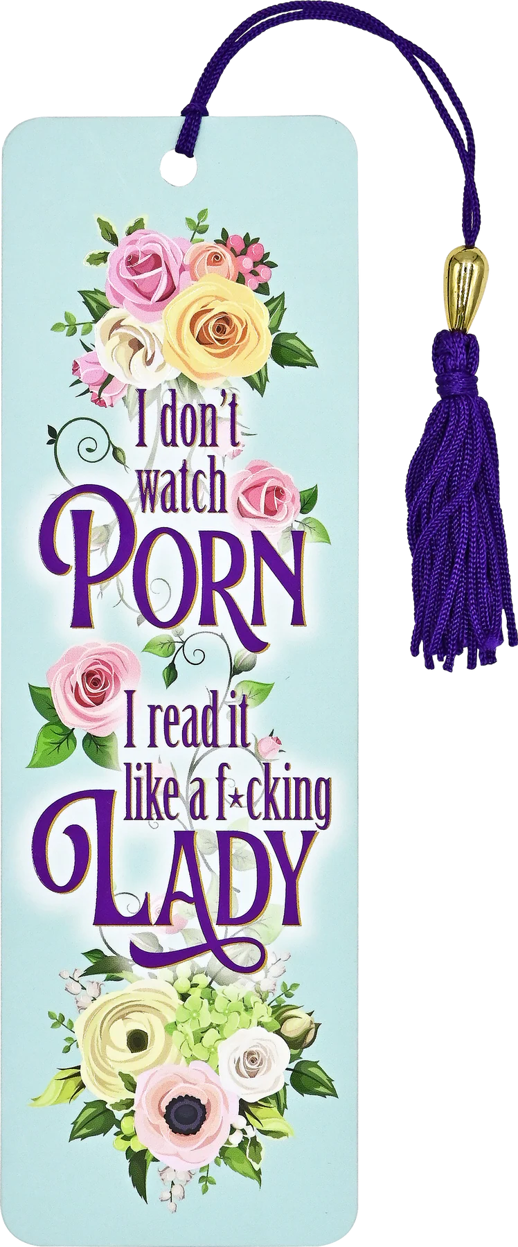 I Don't Watch Porn, I Read it Like A Lady (Beaded Bookmark)