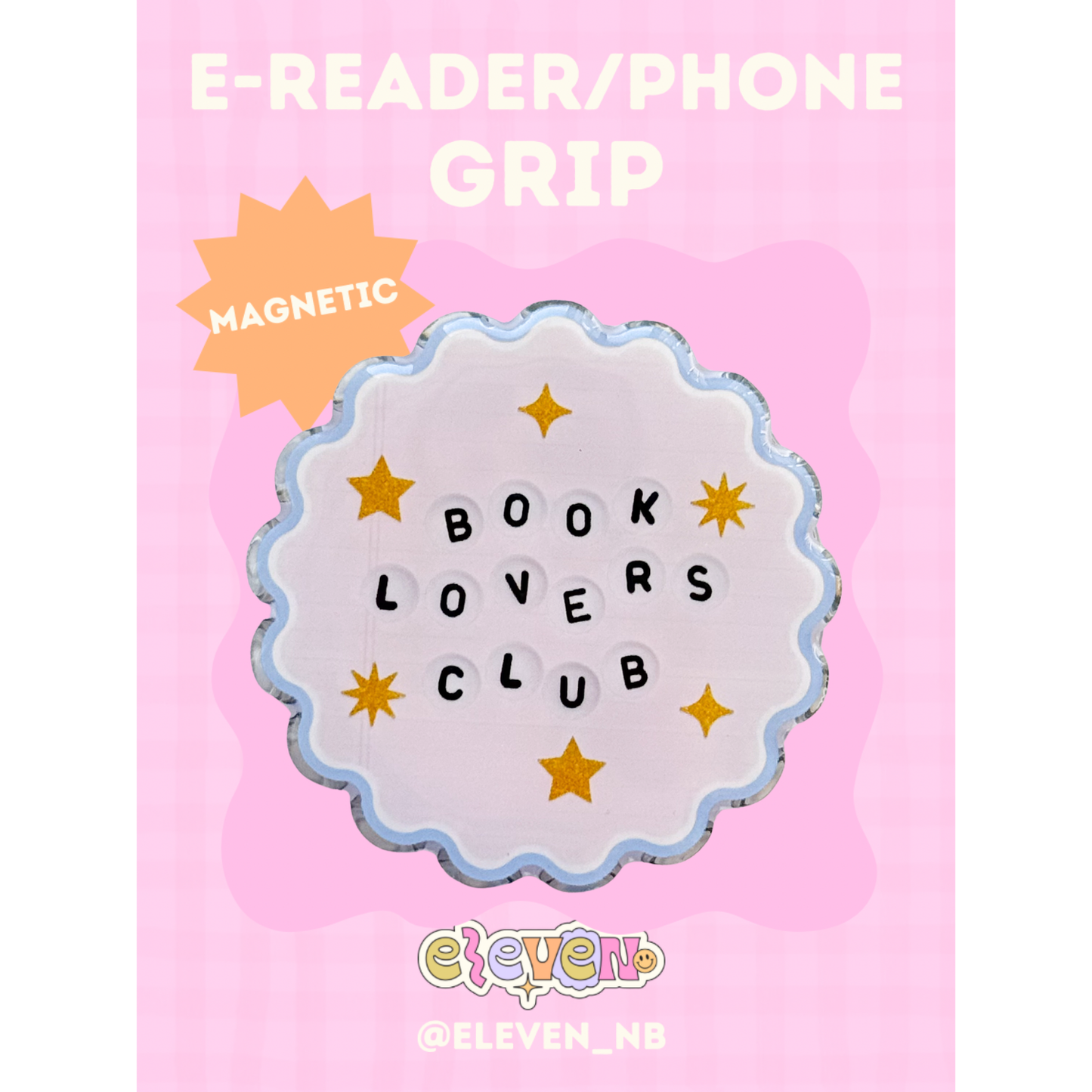 Book Lovers Club (E-Reader/Phone Grip)