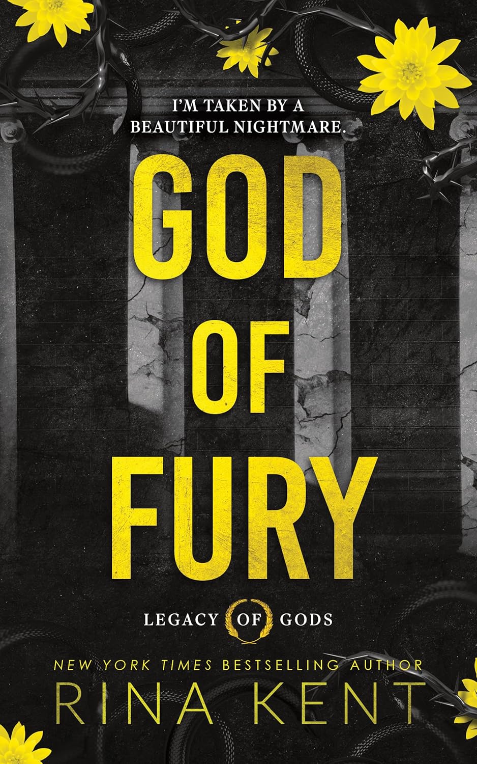 God of Fury (Legacy of Gods #5) by Rina Kent (Paperback)