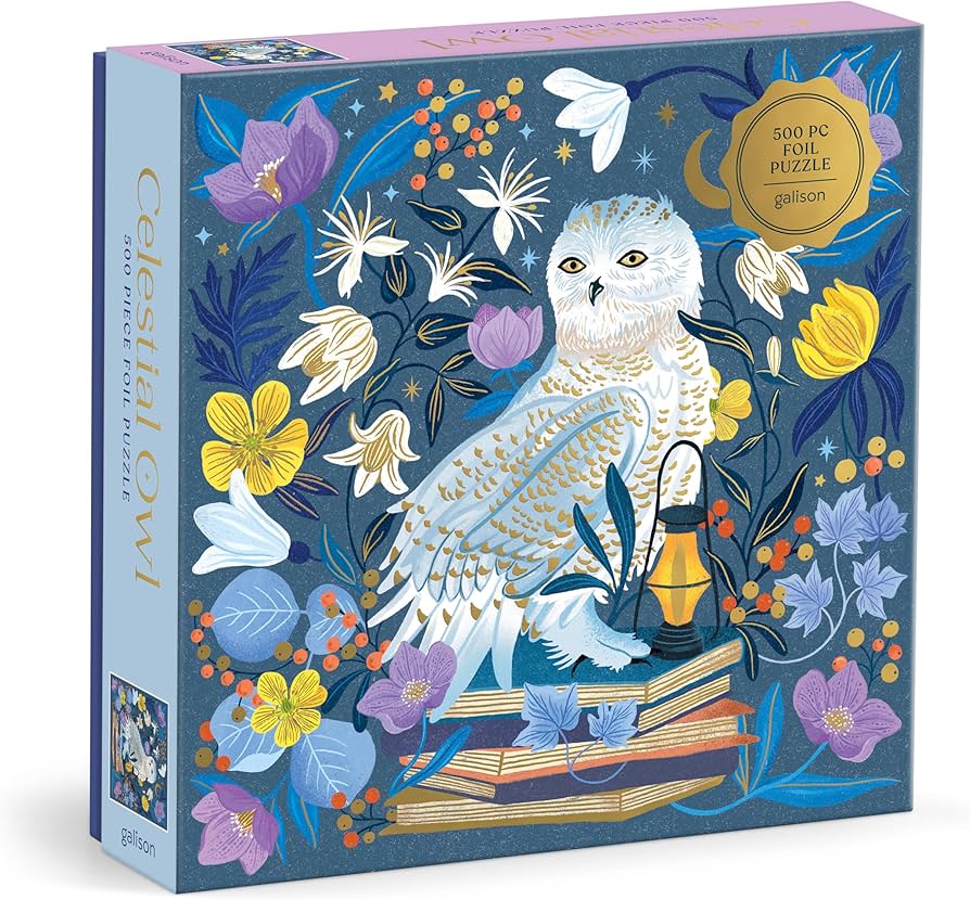 Celestial Owl - 500 piece foil puzzle (Galison)