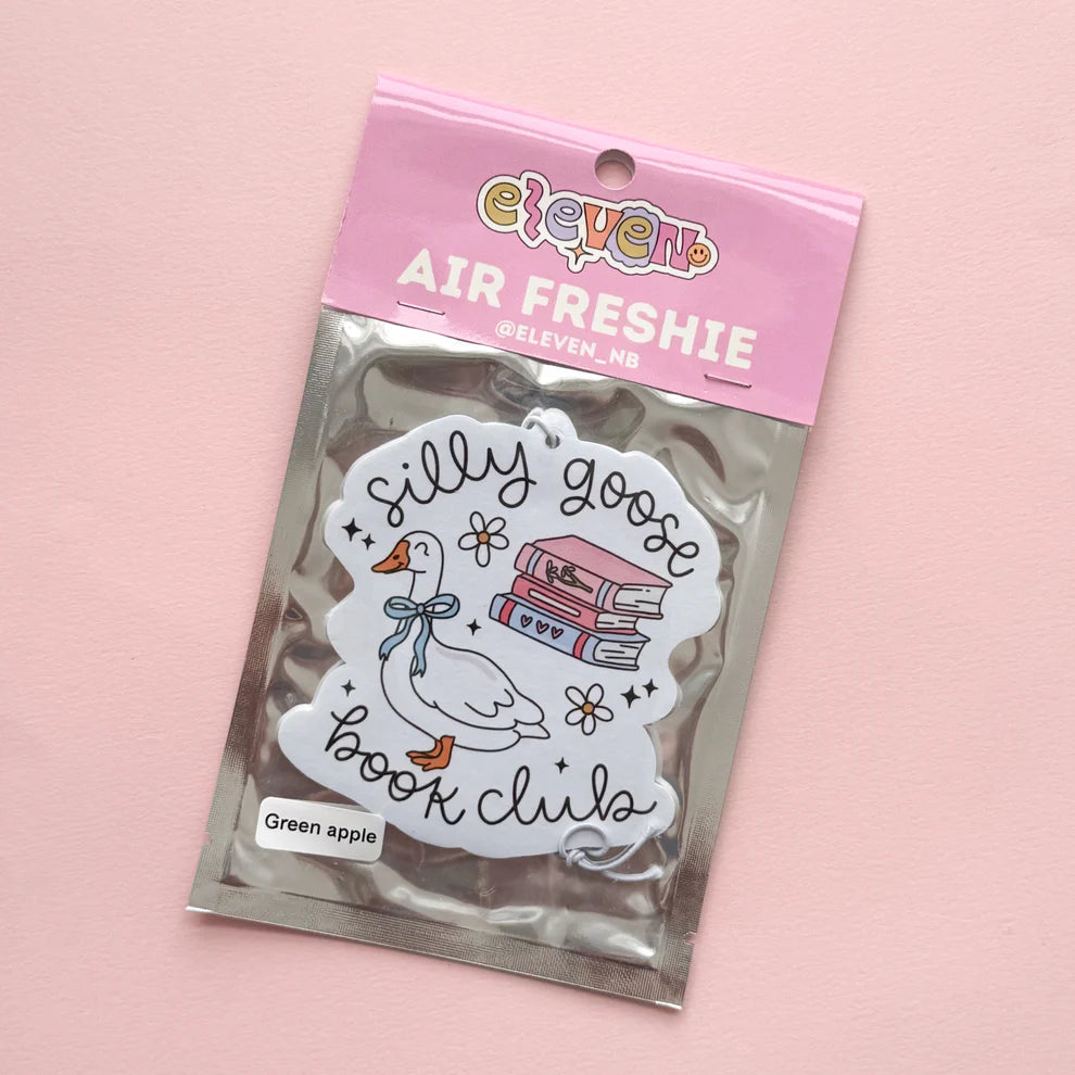 Silly Goose Book Club (Green Apple Air Freshie)