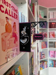 Genre Hanging Shelf Signs (Various Designs)