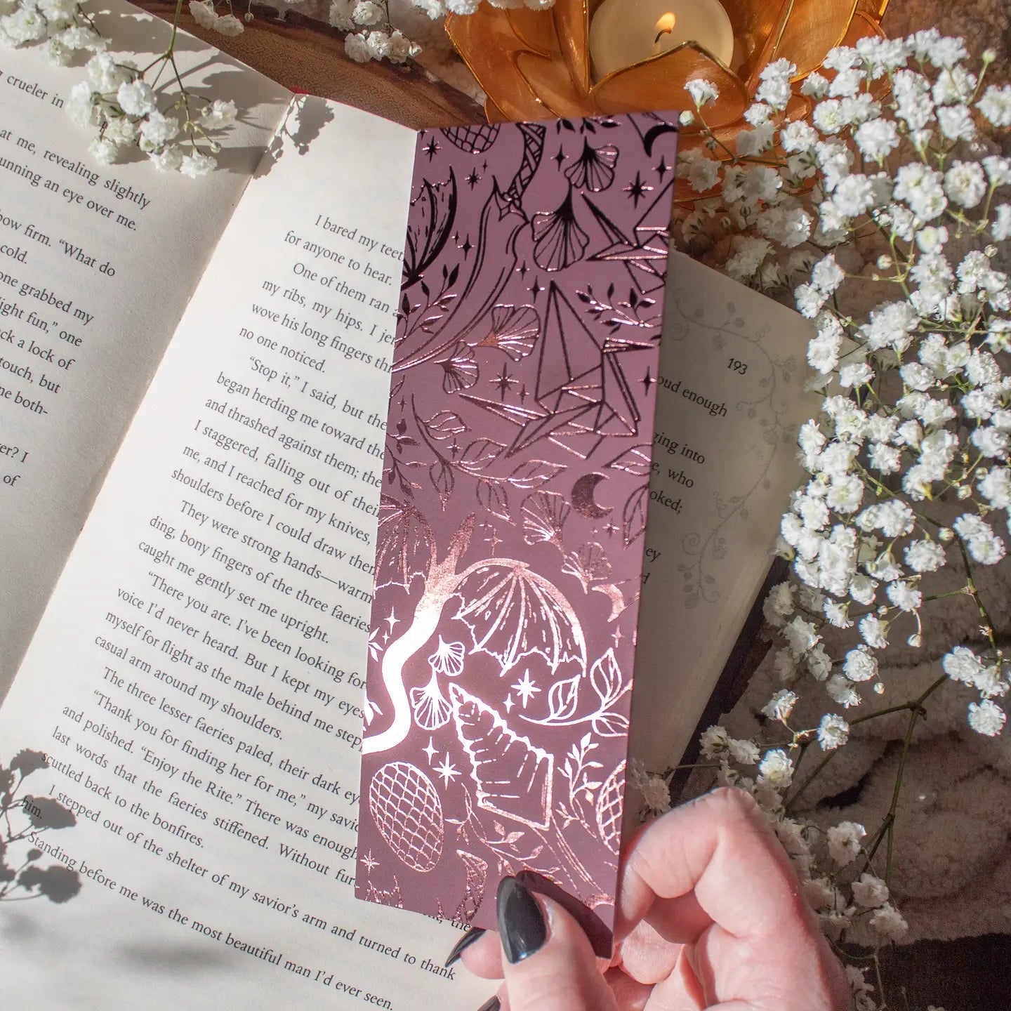 When the Moon Hatched Foil Bookmark