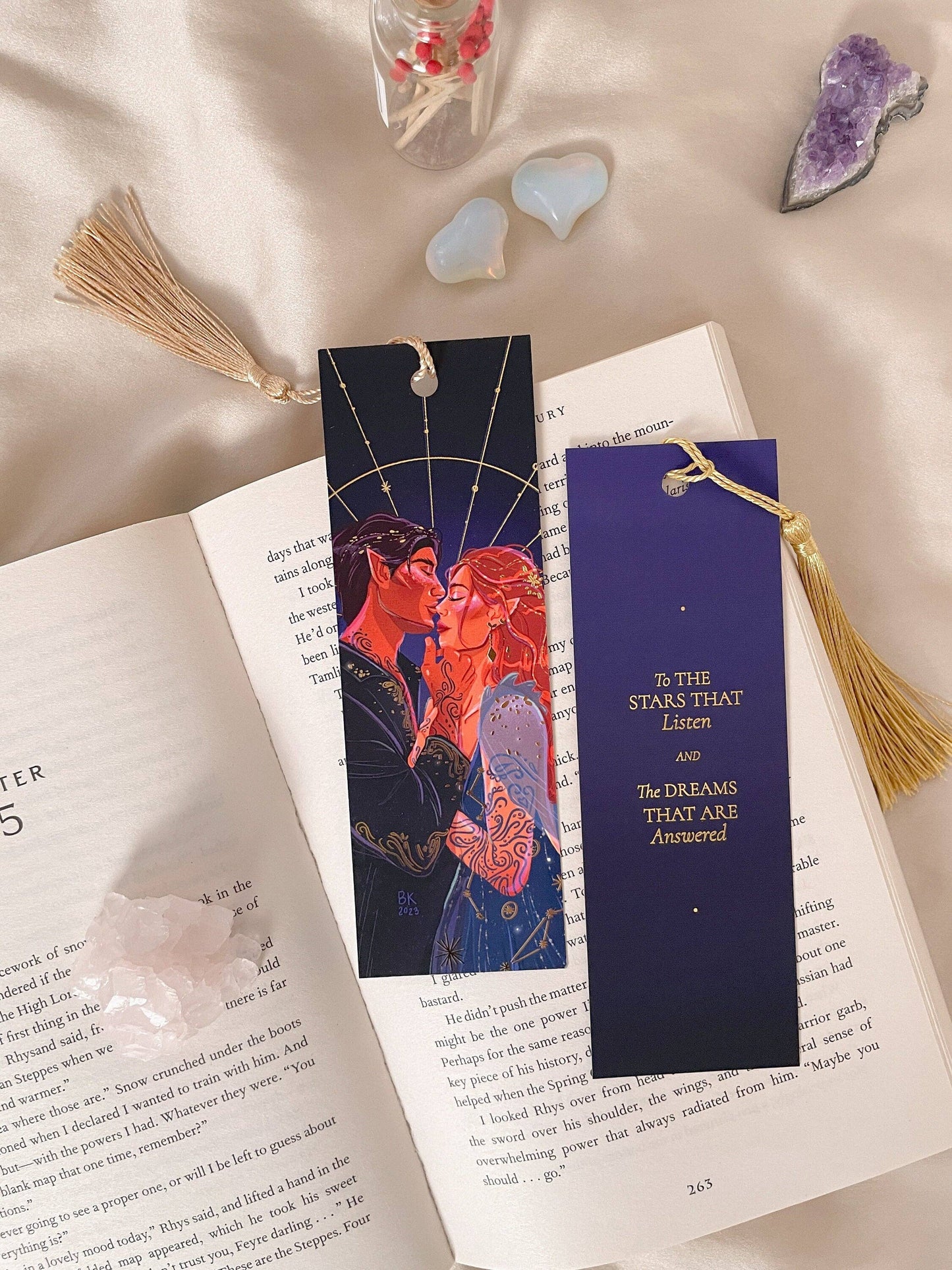 Feyre & Rhys - Gold Foil (Bookmark)