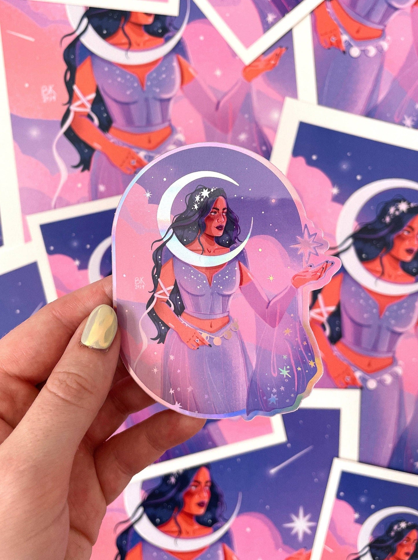 Dawn Guardian (Holographic Vinyl Sticker)