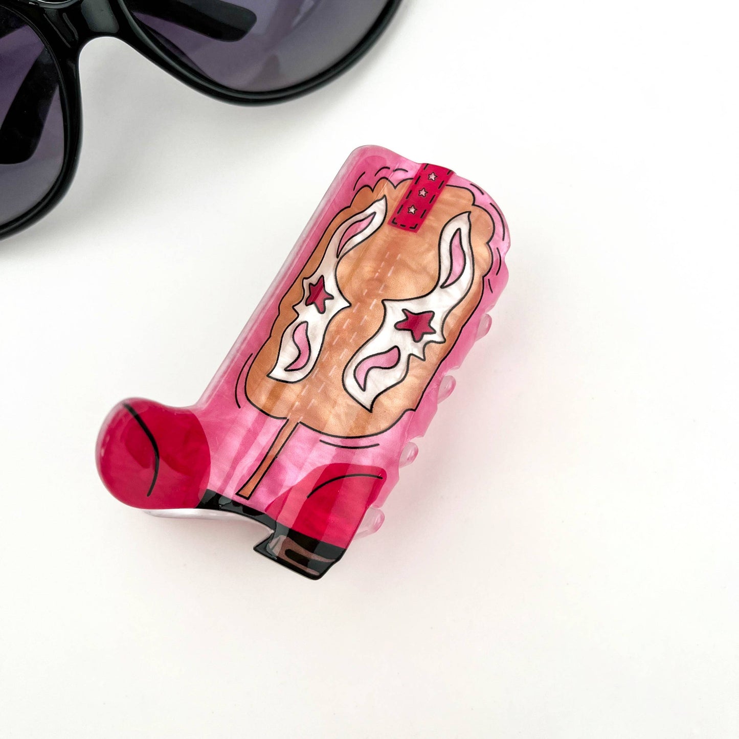 Cute Cowboy Boot - Hair Claw Clips