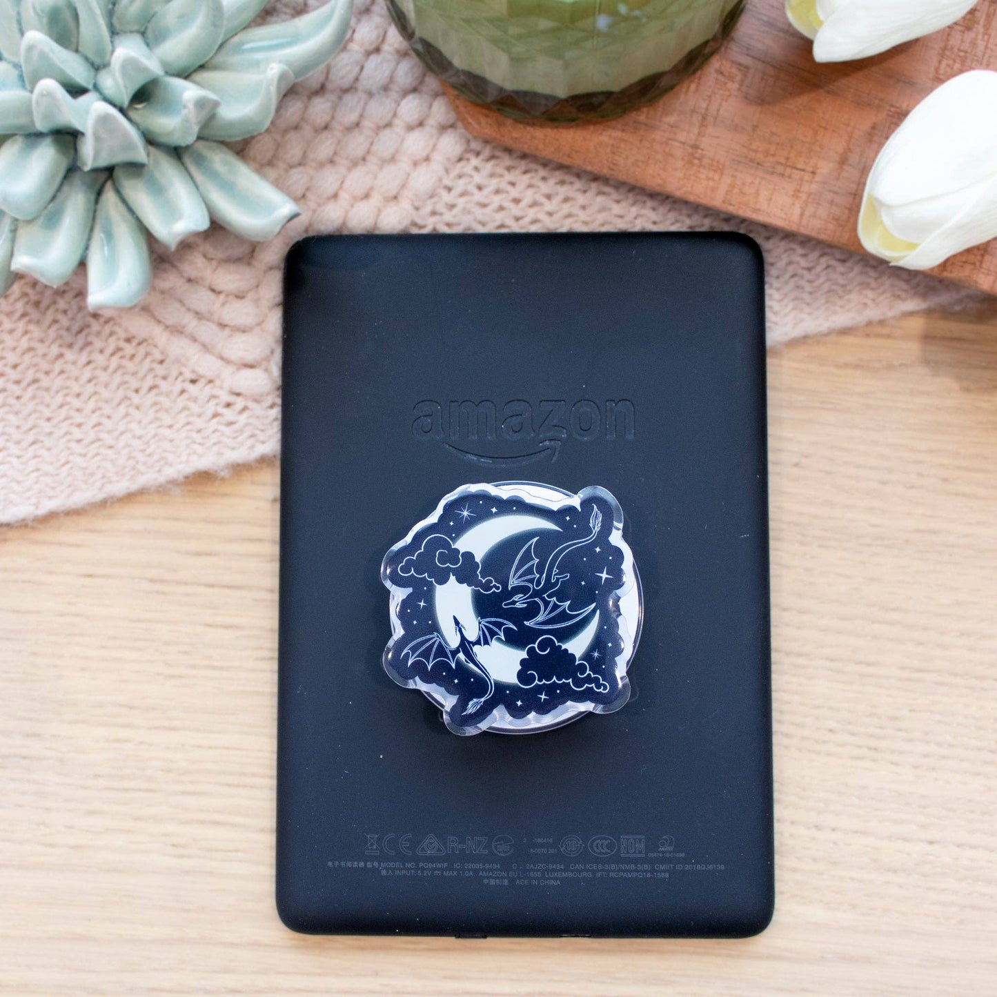 Moon and Dragons (E-Reader/Phone Grip)