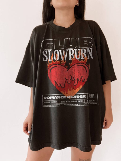 Slow Burn Book Club - T-Shirt (Multiple Colours)