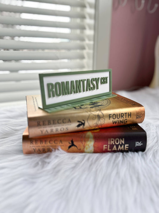 Romantasy Crt (Acrylic Shelf Sign w/stand)