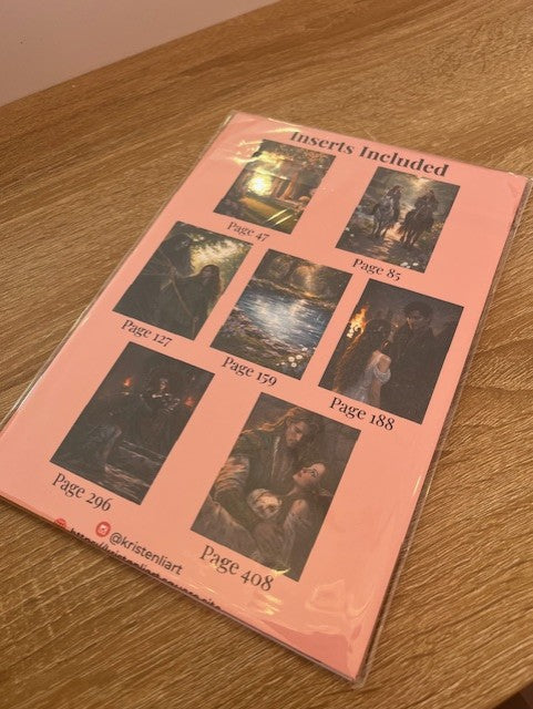 ACOTAR Inspired Page Overlays by Kristen Li Art (Fits US Paperback)