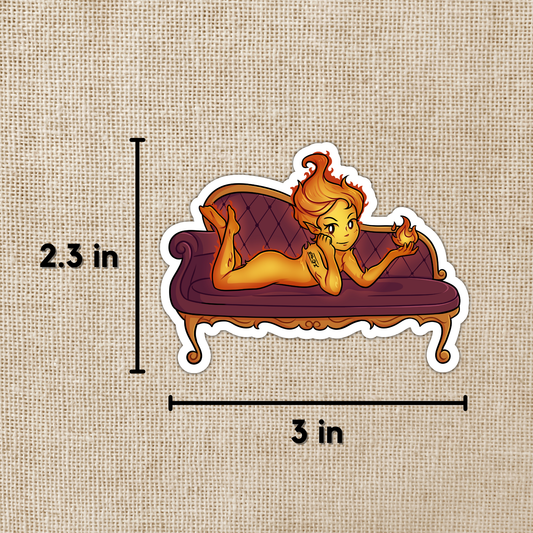 Lehabah on Divan - Crescent City (Vinyl Sticker)