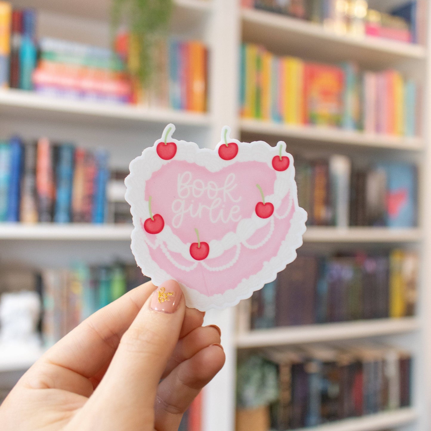 Book Girlie (Vinyl Sticker)