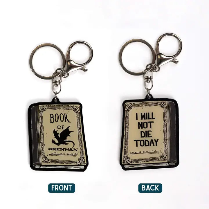 Book of Brennan Keychain | Fourth Wing