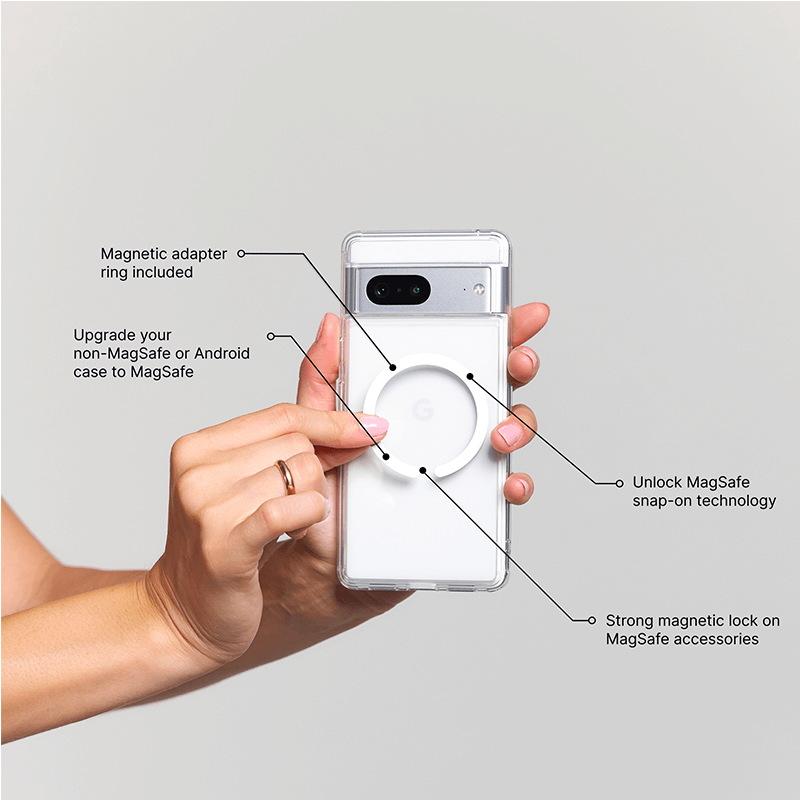 PopSockets MagSafe Phone Grip - Clear Glitter