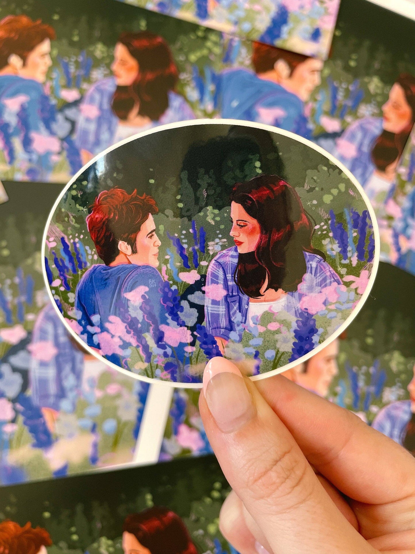 Twilight - Bella & Edward (Vinyl Sticker)