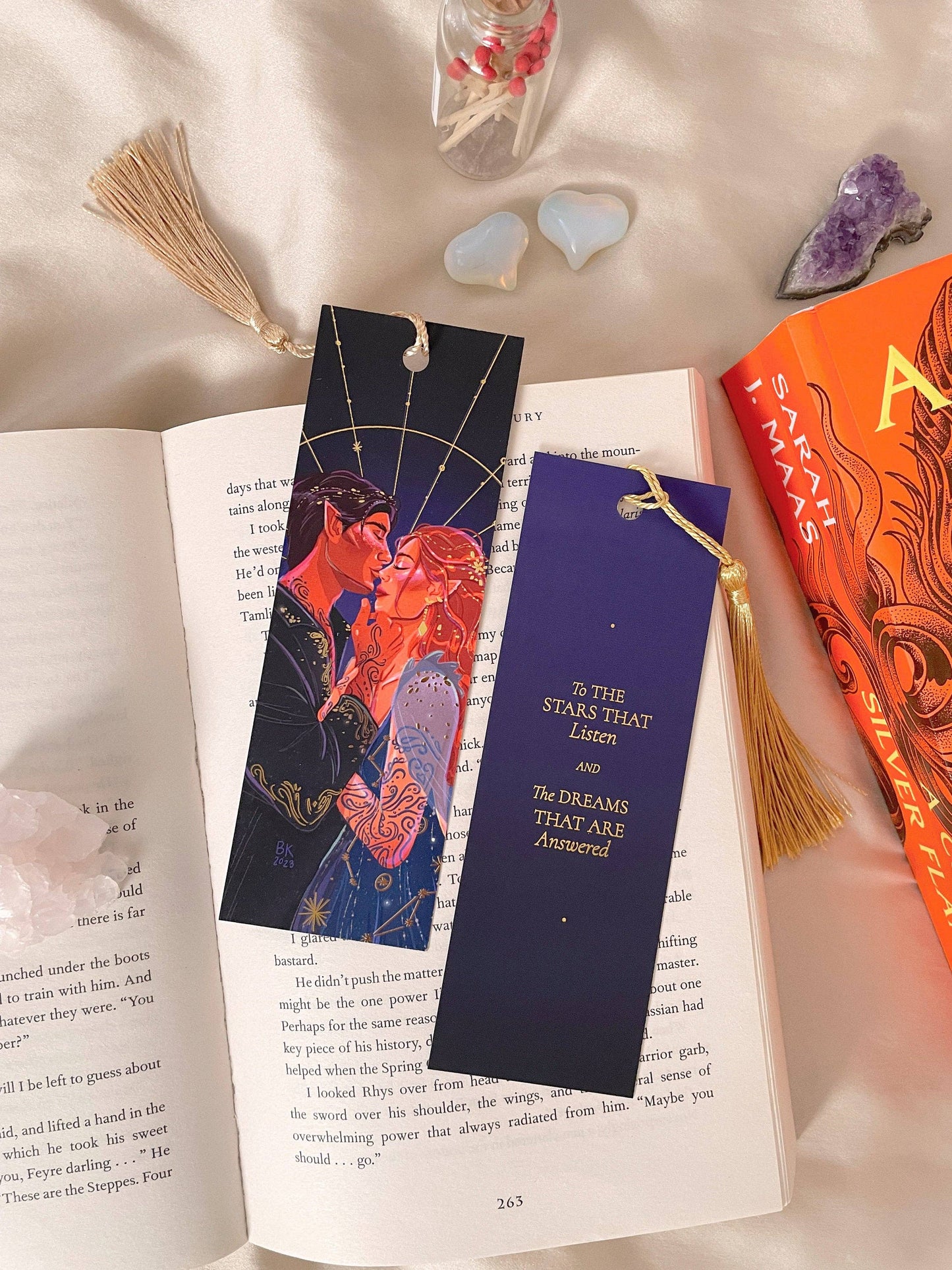 Feyre & Rhys - Gold Foil (Bookmark)