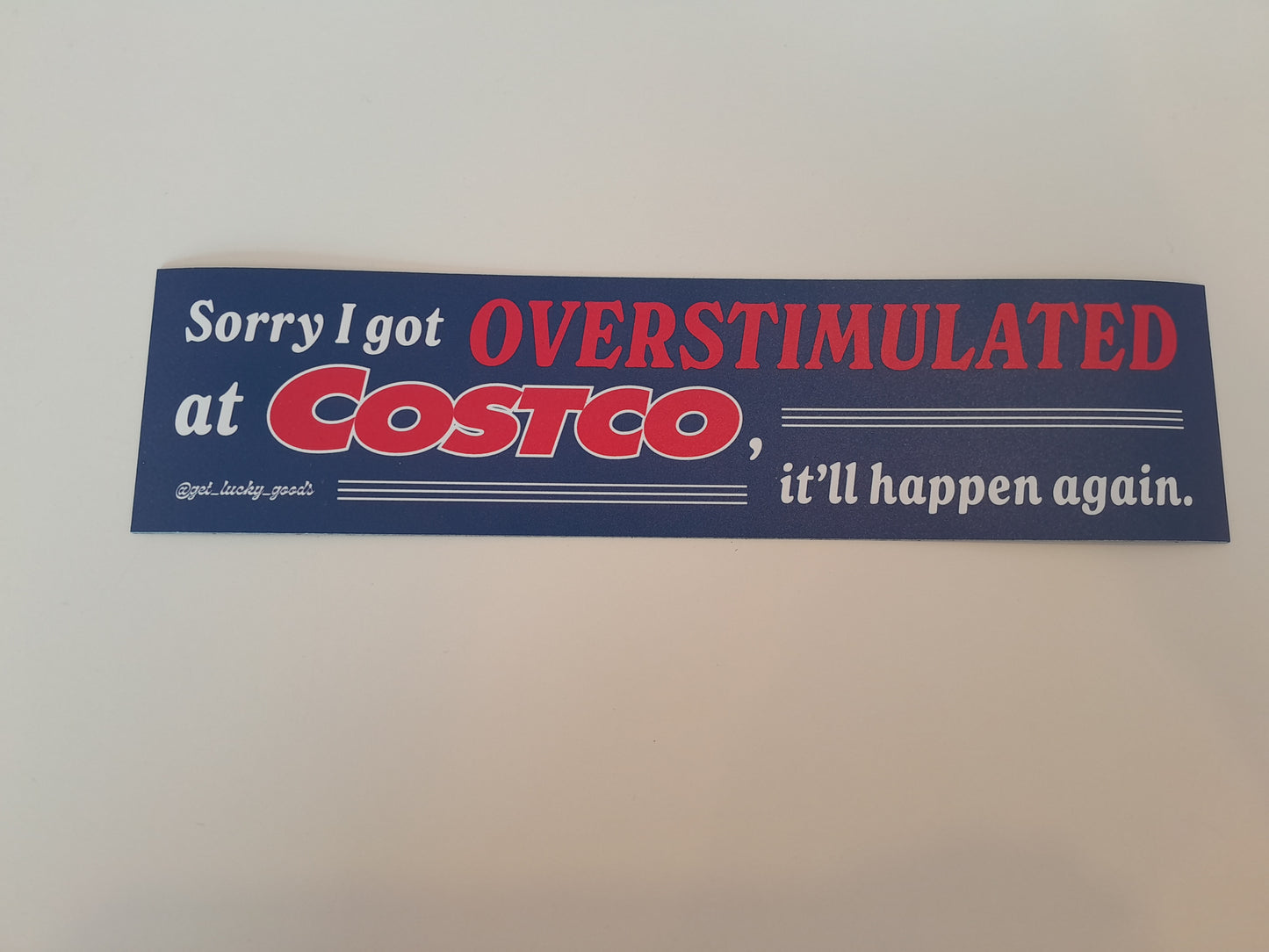 Lucky Goods Magnetic Bumper Sticker