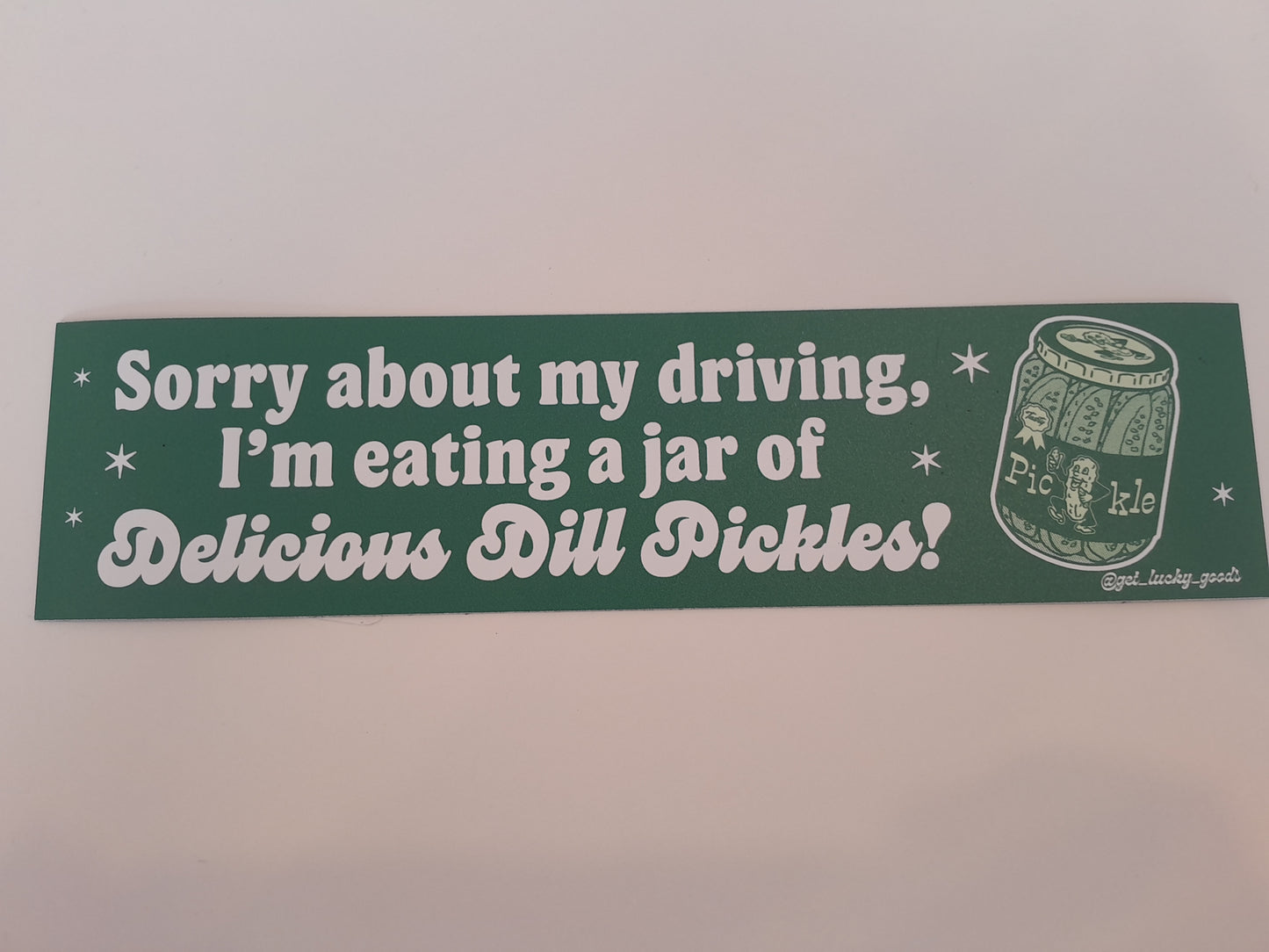 Lucky Goods Magnetic Bumper Sticker