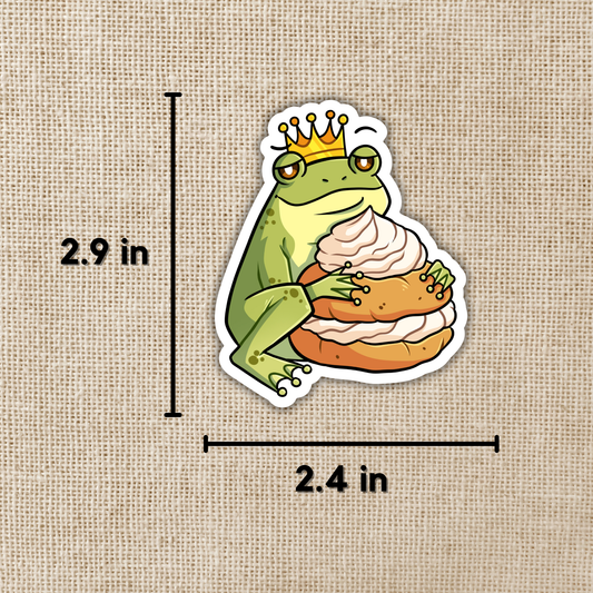 Kingsley Likes Cream Puffs - Assistant to the Villain (Vinyl Sticker)