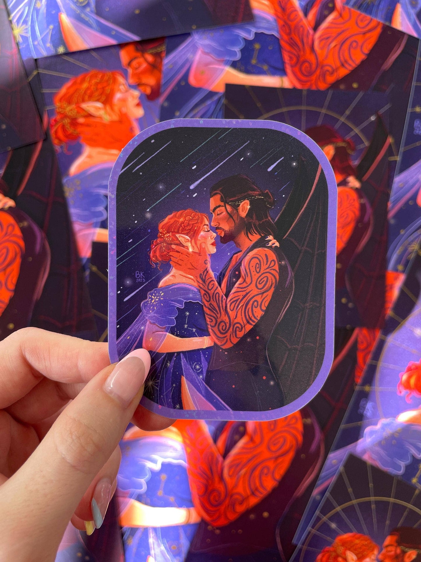 Nessian - Cassian & Nesta (Glossy Vinyl Sticker)