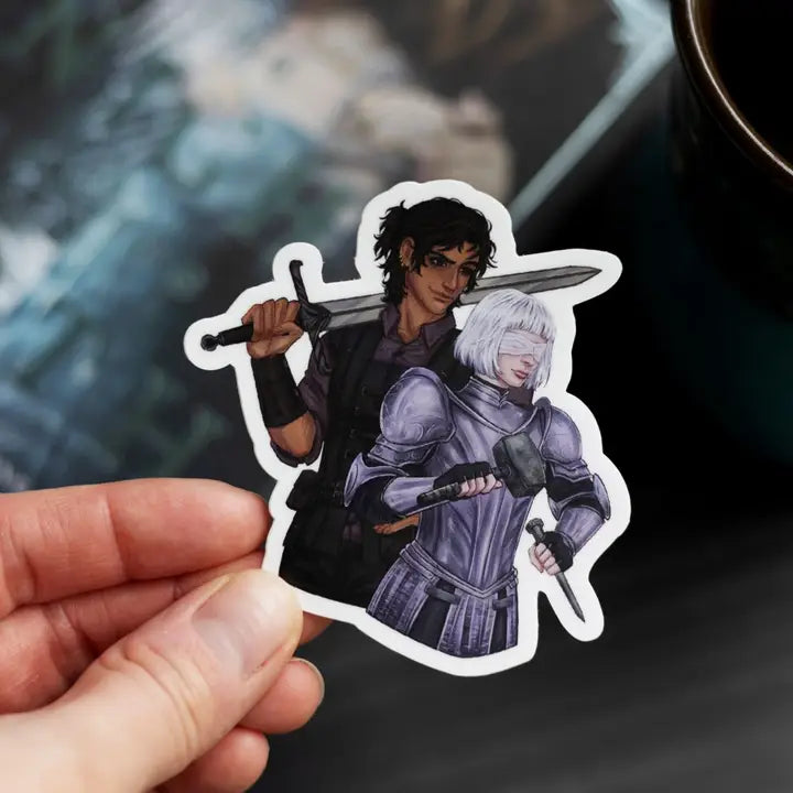 Sybil and Rory Vinyl Sticker