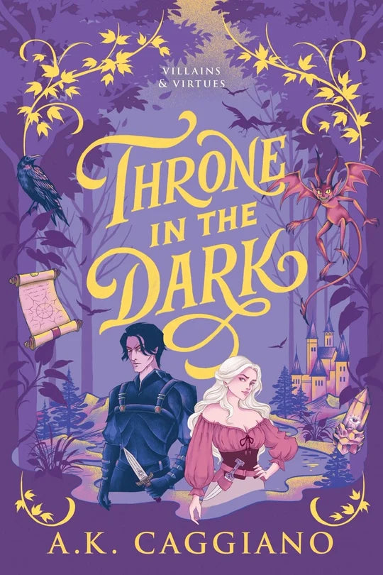 Throne in the Dark by A.K Caggiano (paperback)