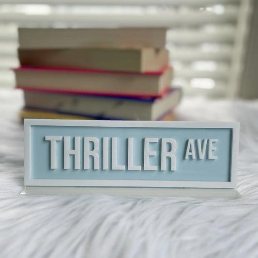Thriller Ave Acrylic Street Sign