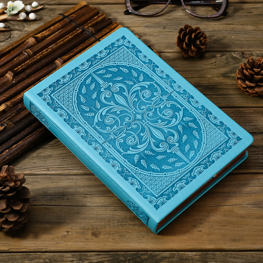 Victoria's Journals Antique Style Journal (Hard Cover) (Aqua Blue)