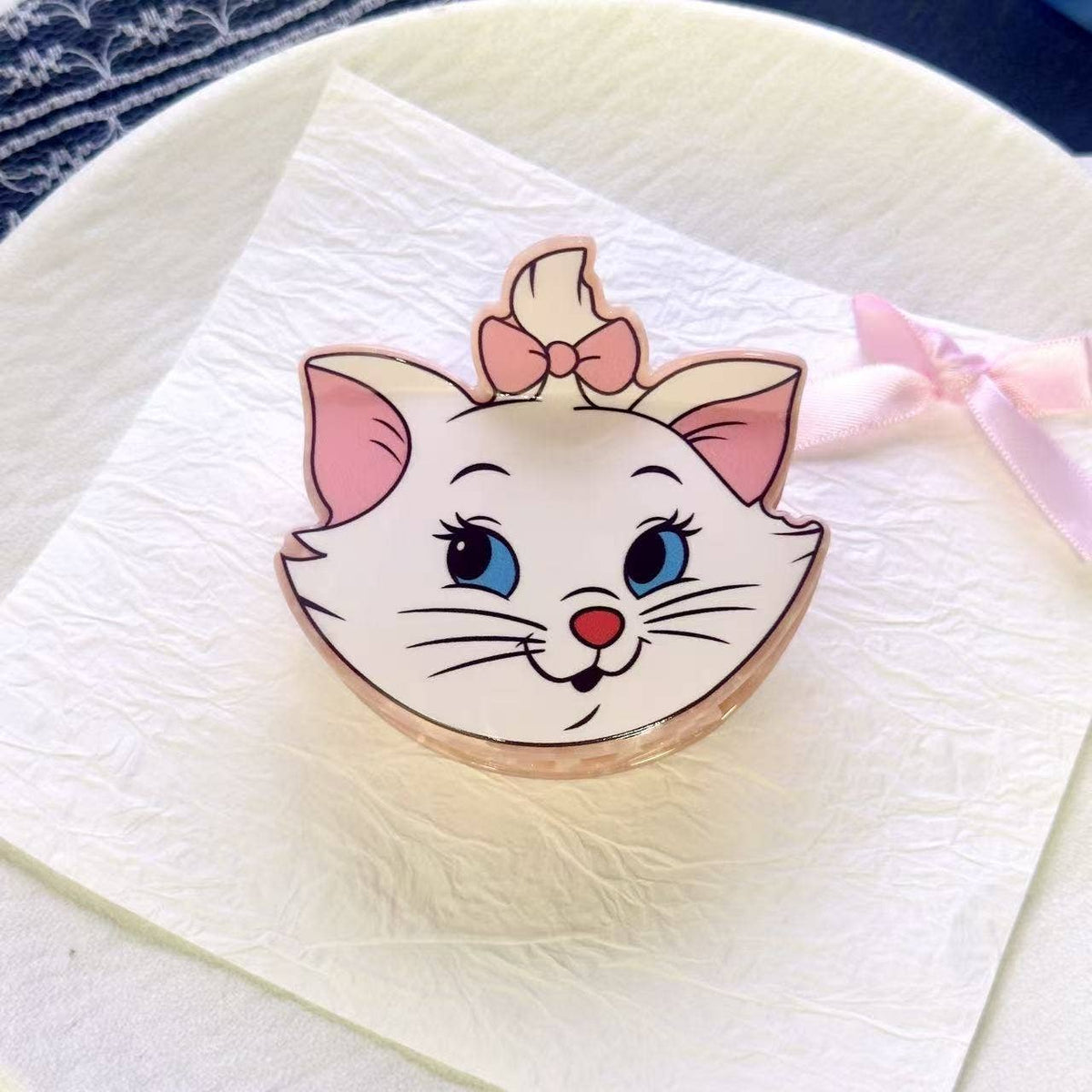 Cute Bow Cat Acetate Hair Claw Clip | Kawaii Animal Clip