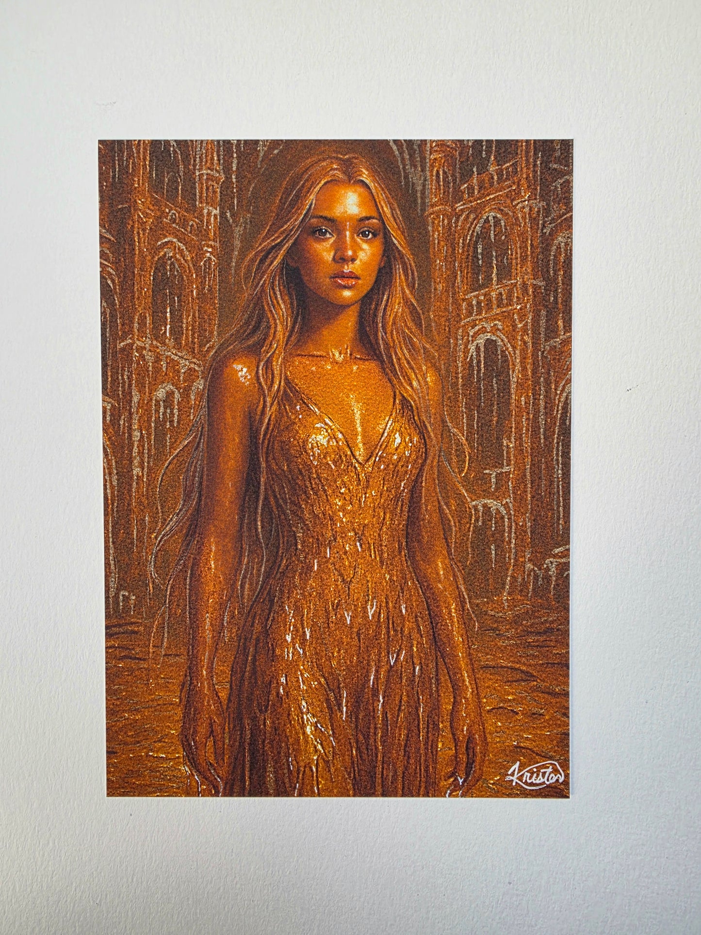 The Golden Girl - Plated Prisoner Inspired (Art Print)