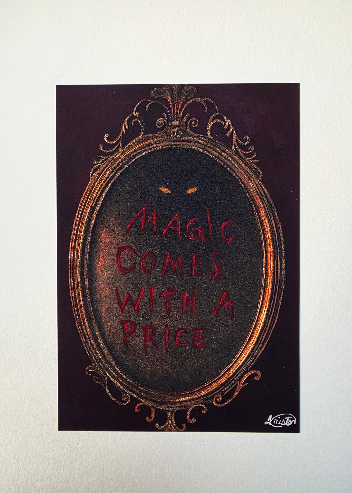 Magic Comes With A Price - One Dark Window Inspired (Art Print)