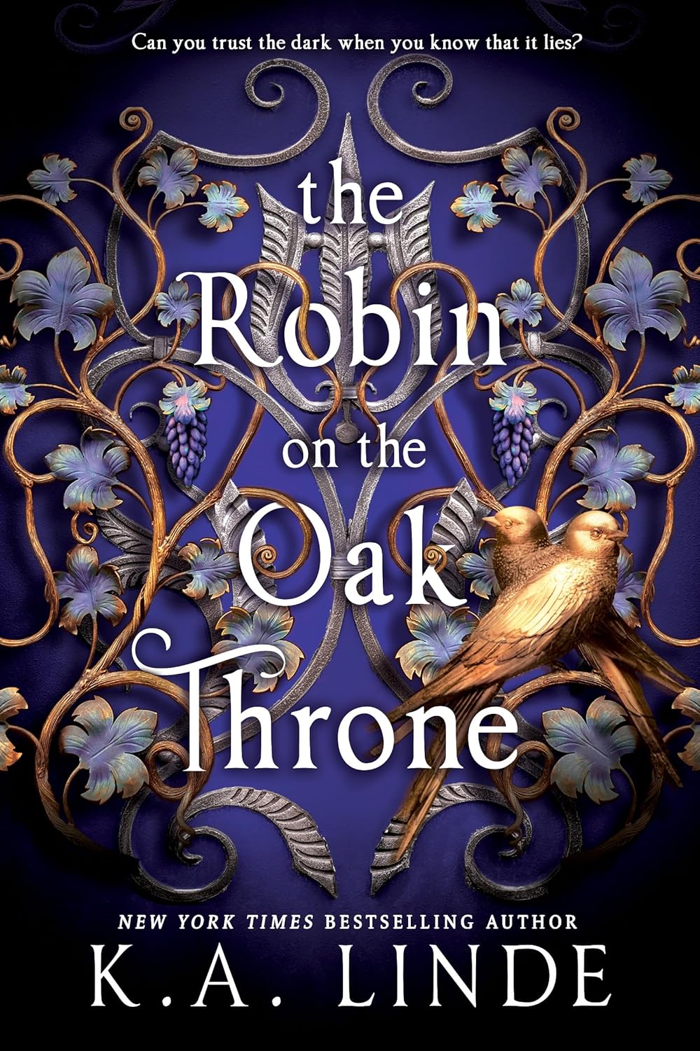 The Robin on the Oak Throne (Oak & Holly Cycle #2) by K. A. Linde (Hardcover)