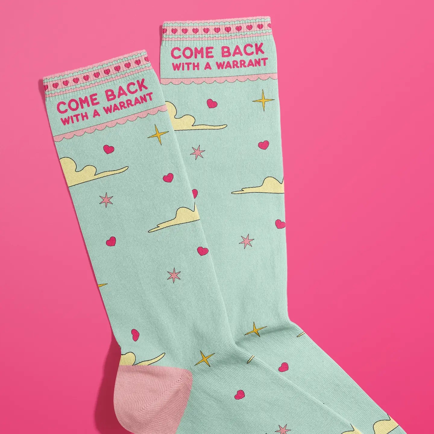 Come Back with a Warrant (Socks)