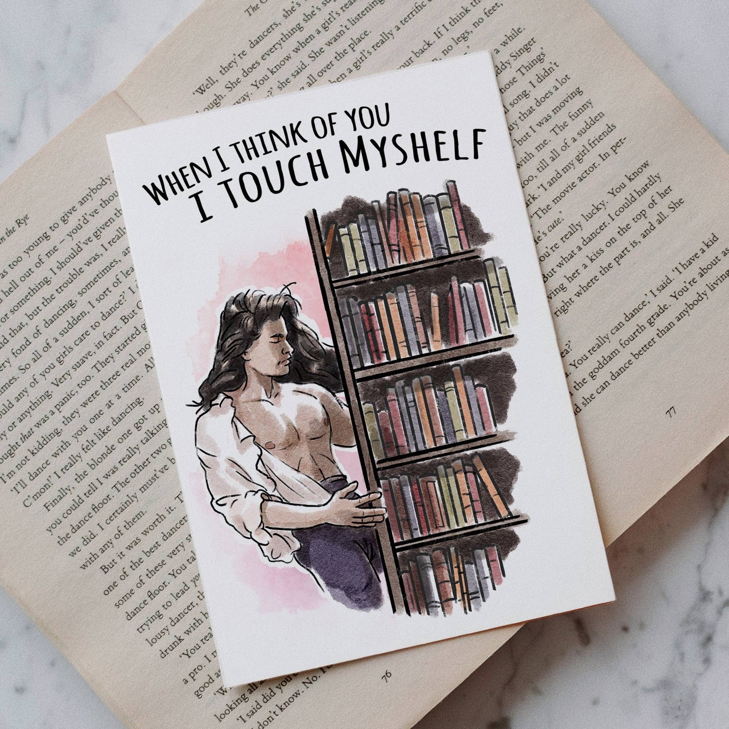 When I Think Of You I Touch Myshelf - Sexy Man (Card)