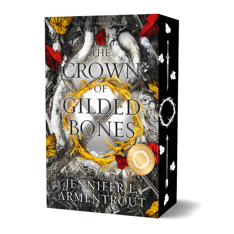 The Crown of Gilded Bones (Blood and Ash #3) (Special Edition) by Jennifer L Armentrout (Paperback)