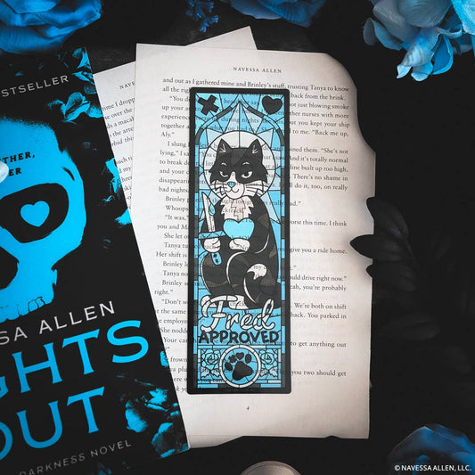 Lights Out: Fred Approved Transparent Acrylic Bookmark