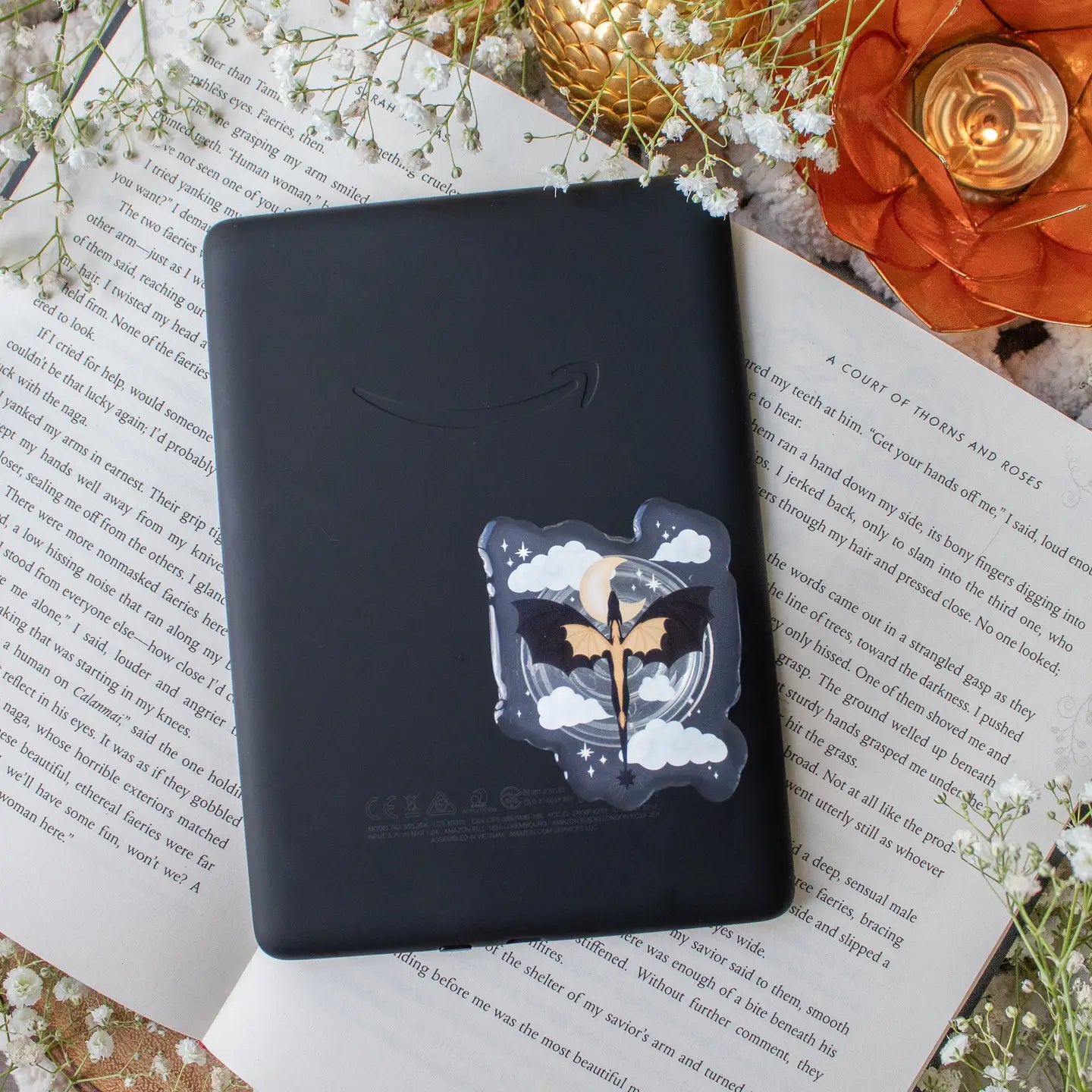 Dragon - Violet's Signet - Fourth Wing (E-Reader/Phone Grip)